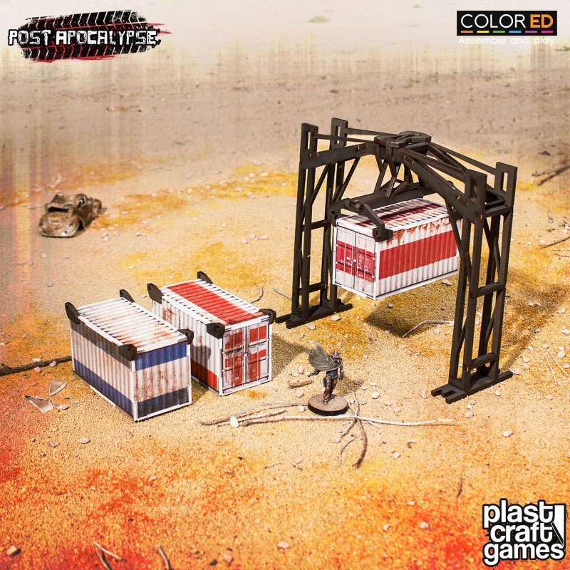 Post Apocalypse ColorED Miniature Gaming Model Kit 28 mm Crane a