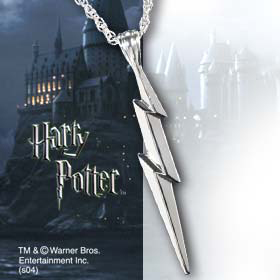 Harry Potter - Lightning Bolt Sterling Silver Pendant