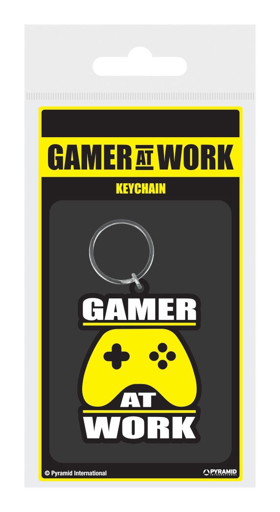 Gamer At Work gumový přívěsek na klíče Joypad 6 cm