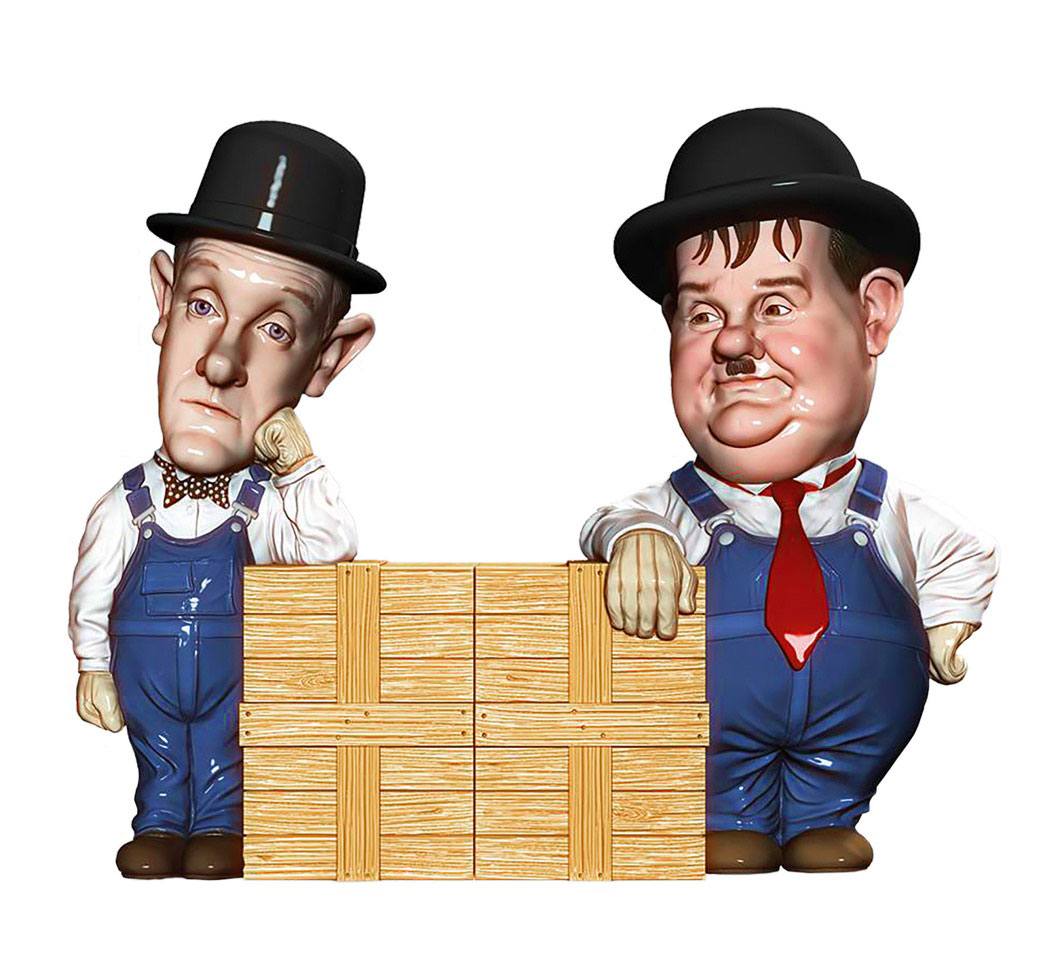 Laurel and Hardy Salt and Pepper Shakers Laurel a Hardy 10 cm