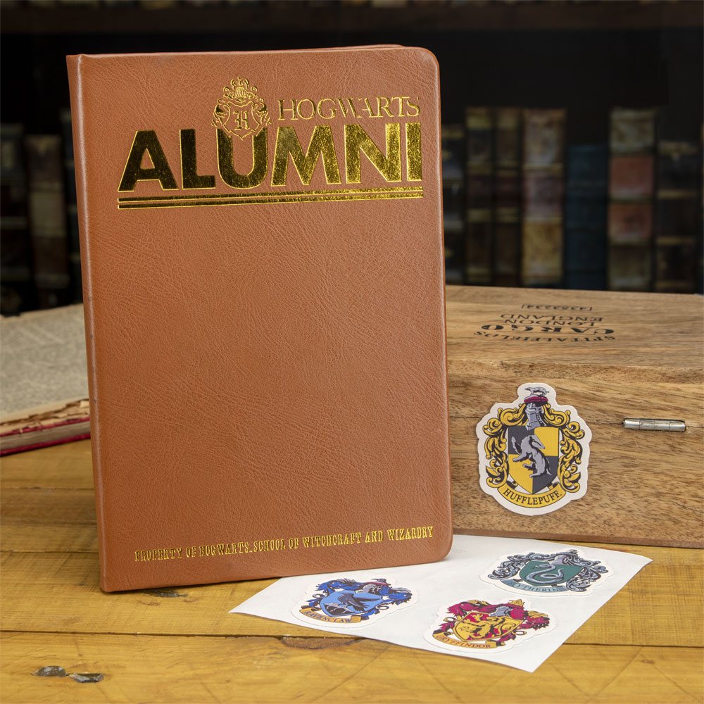 Harry Potter poznámkový blok a Sticker Set Alumni