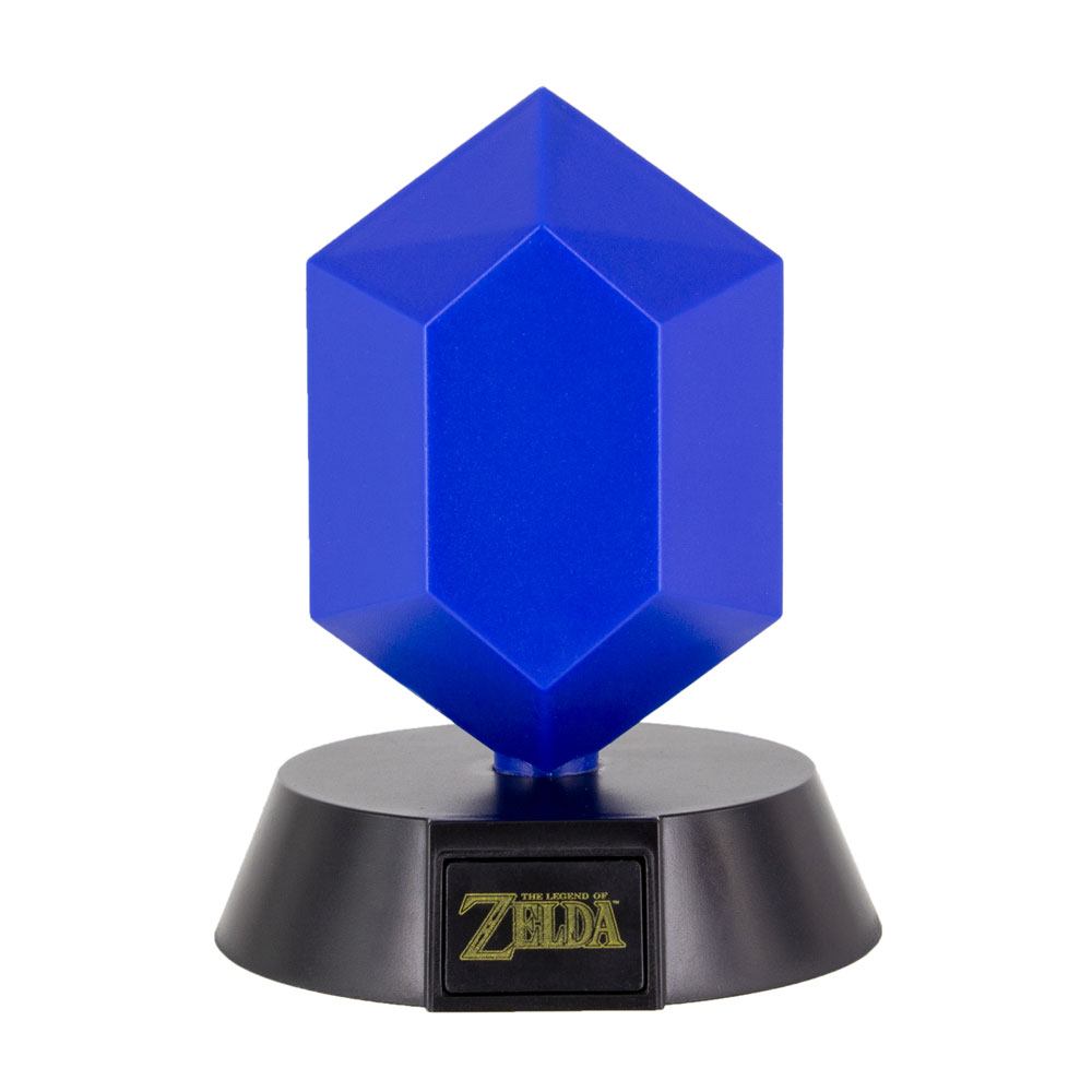 The Legend of Zelda 3D Icon světlo Blue Rupee 10 cm
