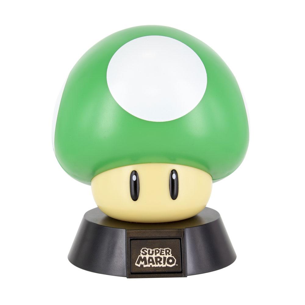 Super Mario Bros 3D Icon světlo 1Up Mushroom 10 cm