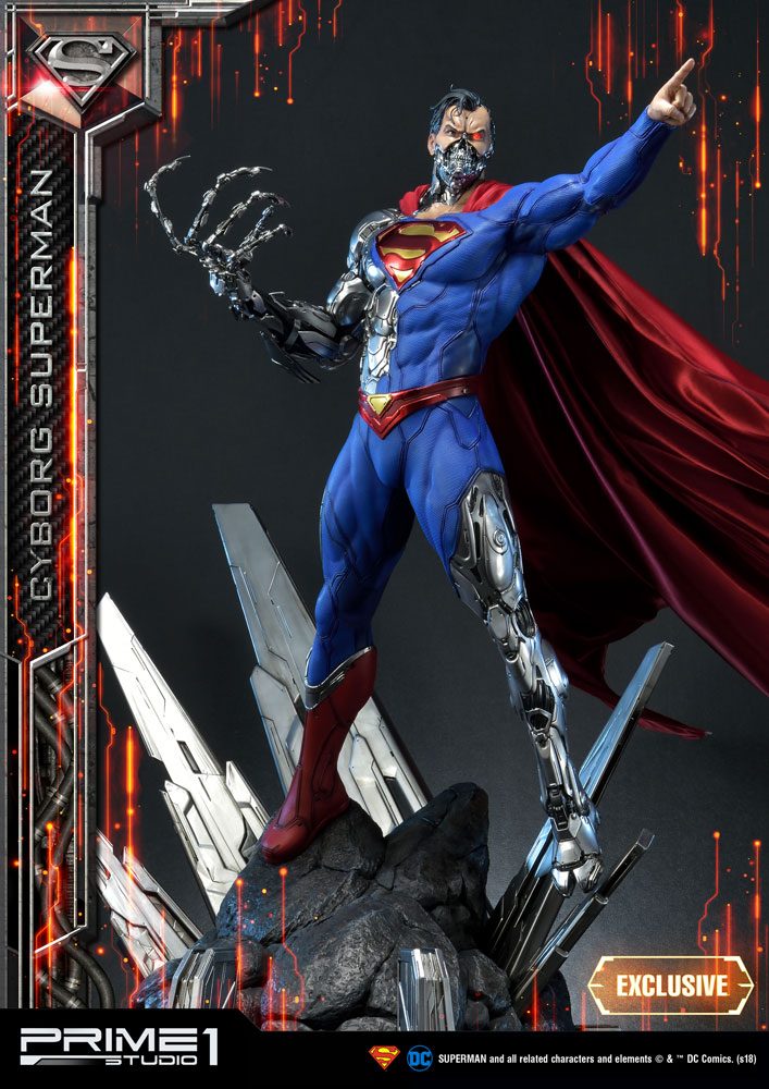DC Comics Statues 1/3 Cyborg Superman a Cyborg Superman Exclusiv