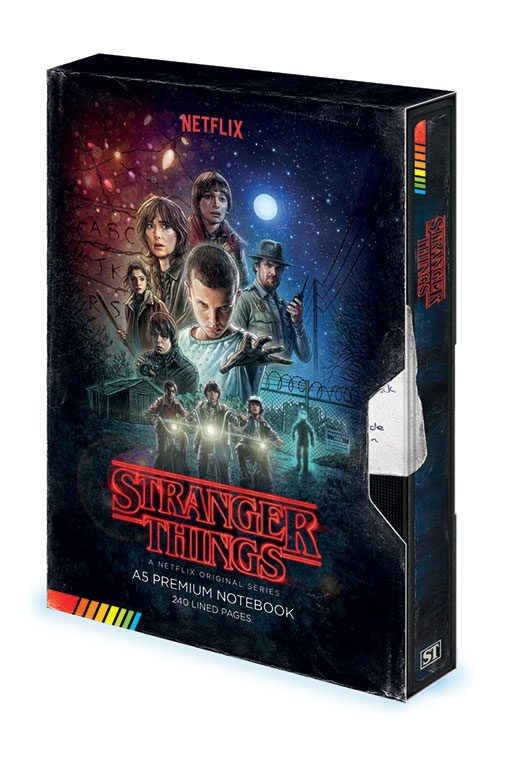 Stranger Things Premium poznámkový blok A5 VHS