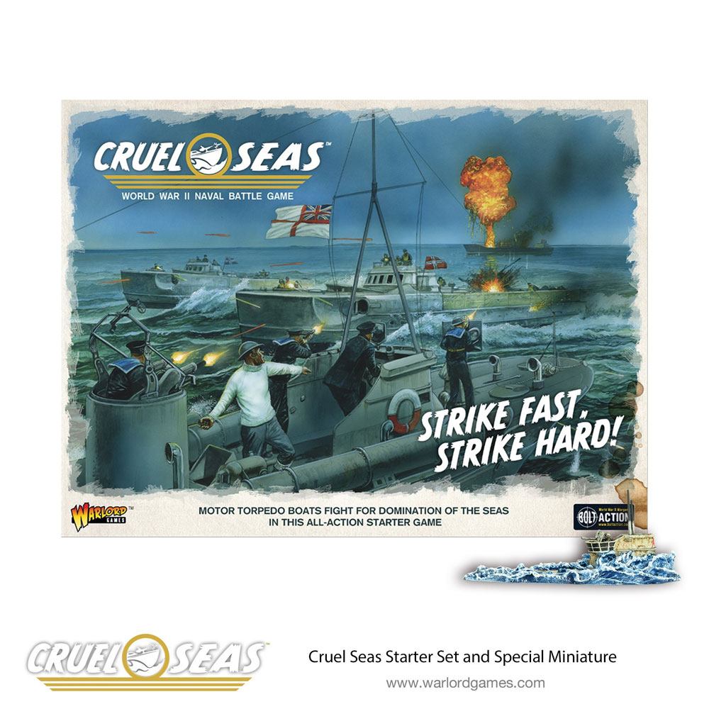 Cruel Seas Miniatures Game Starter Set Strike Fast, Strike Hard