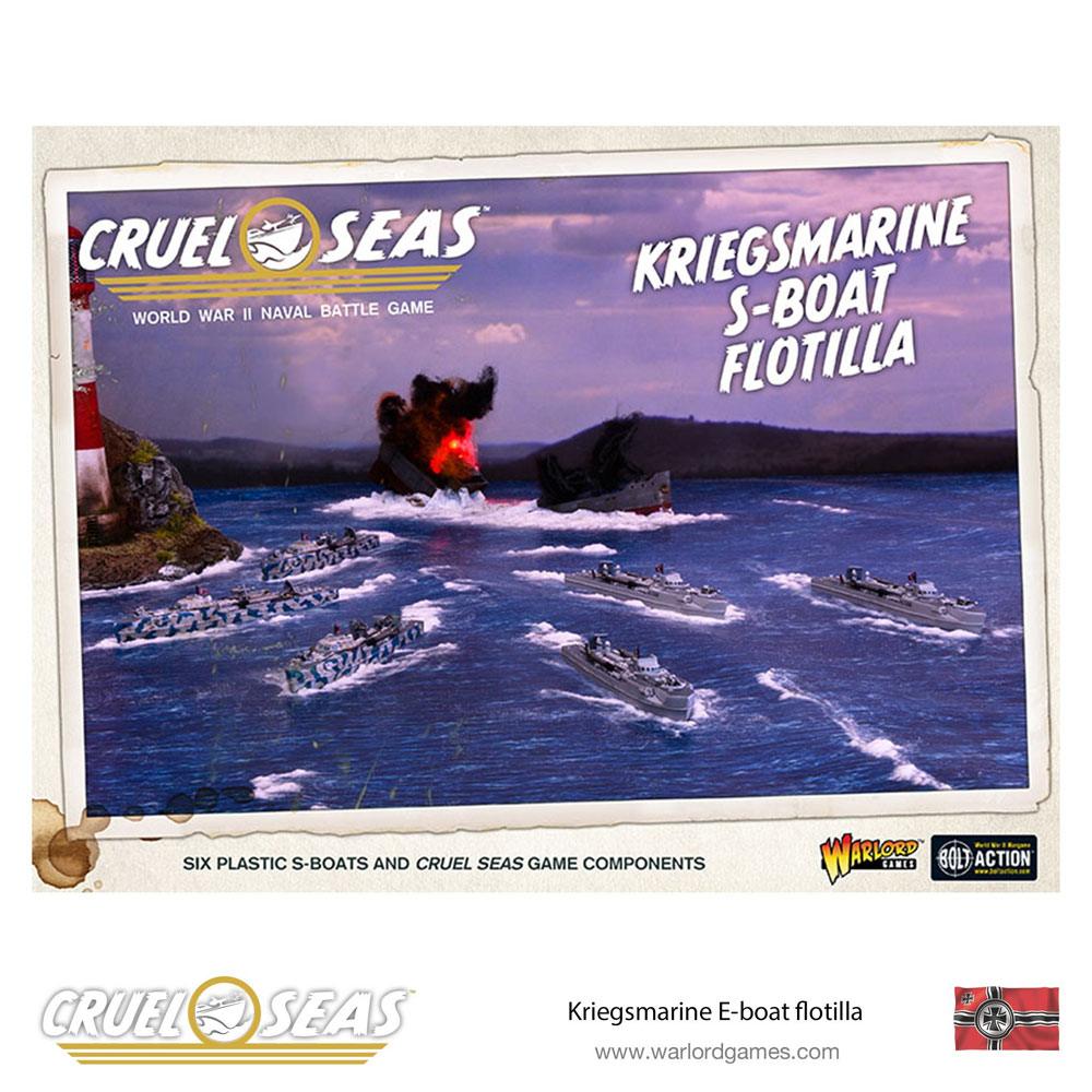 Cruel Seas Miniatures Game herní rozšíření Set Kriegsmarine S-Bo