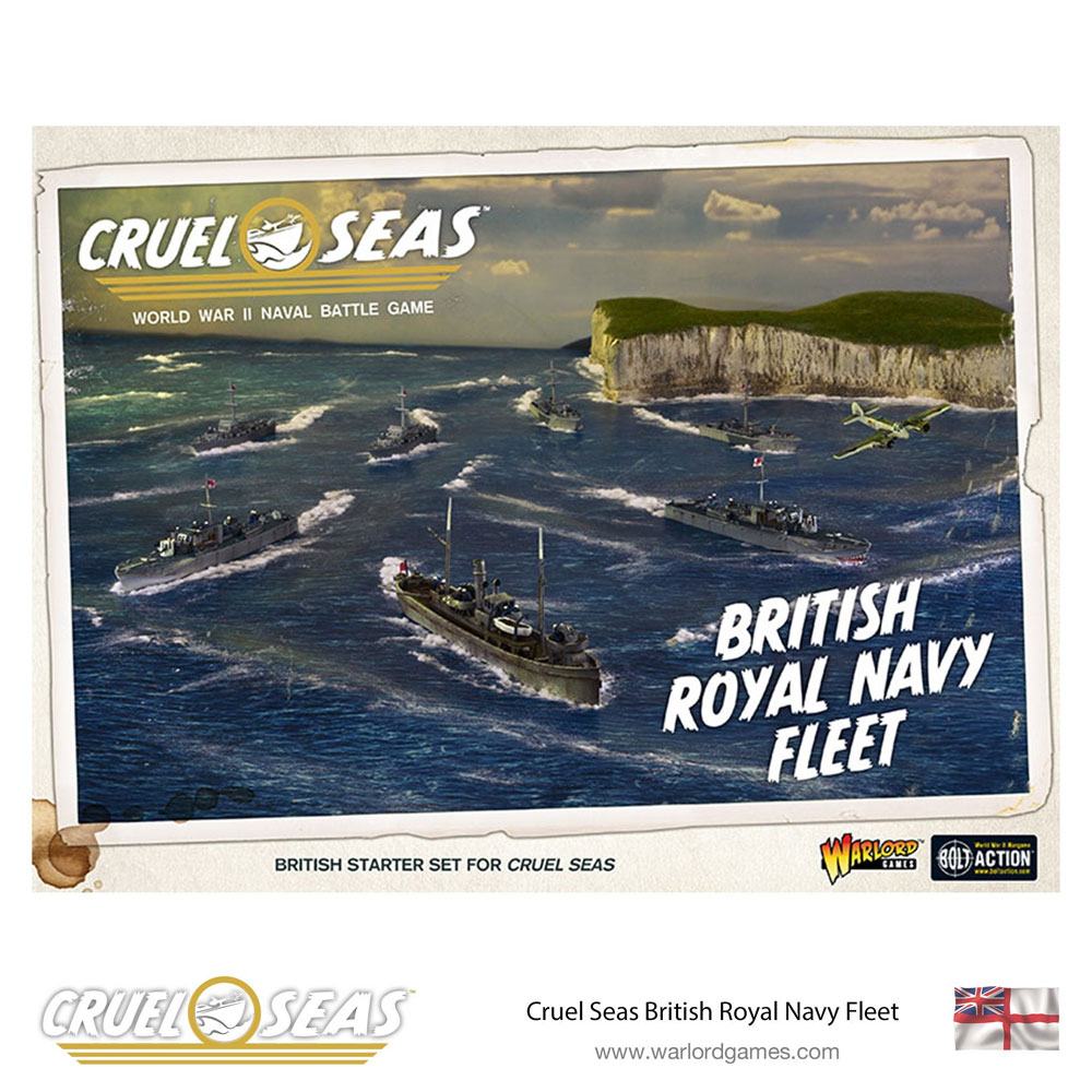 Cruel Seas Miniatures Game herní rozšíření Set British Royal Nav