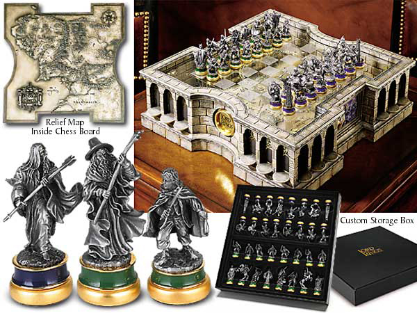 Lord of the Rings Collector´s Chess Set - Kliknutím na obrázek zavřete