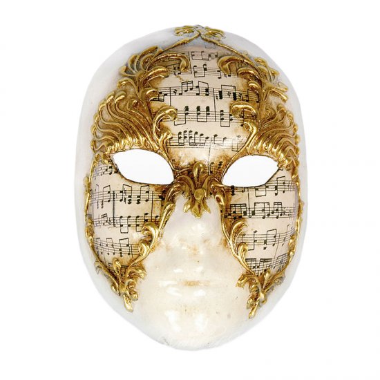 Volto benátská maska Volto stucco musica