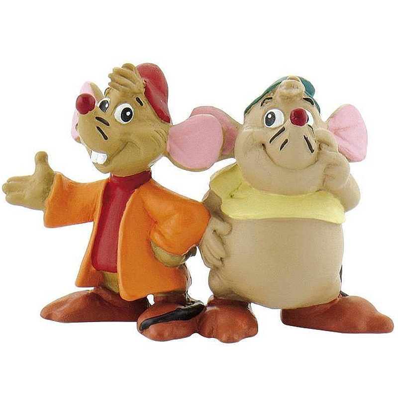 Popelka originální dětská figurka Gus a Jaq 4 cm