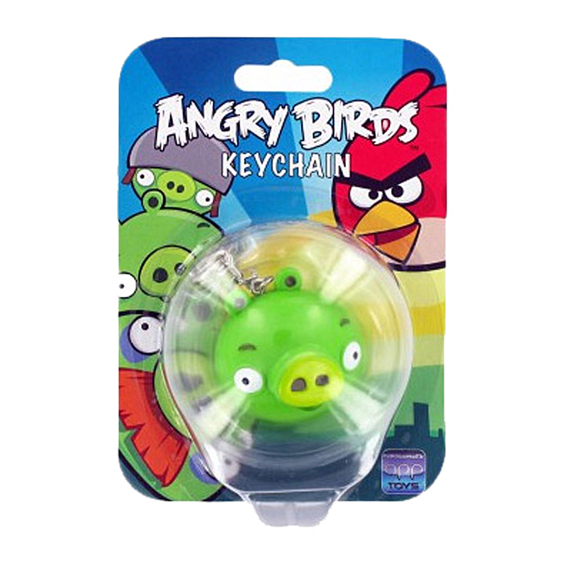 Angry Birds přívěšek na klíče Green Pig