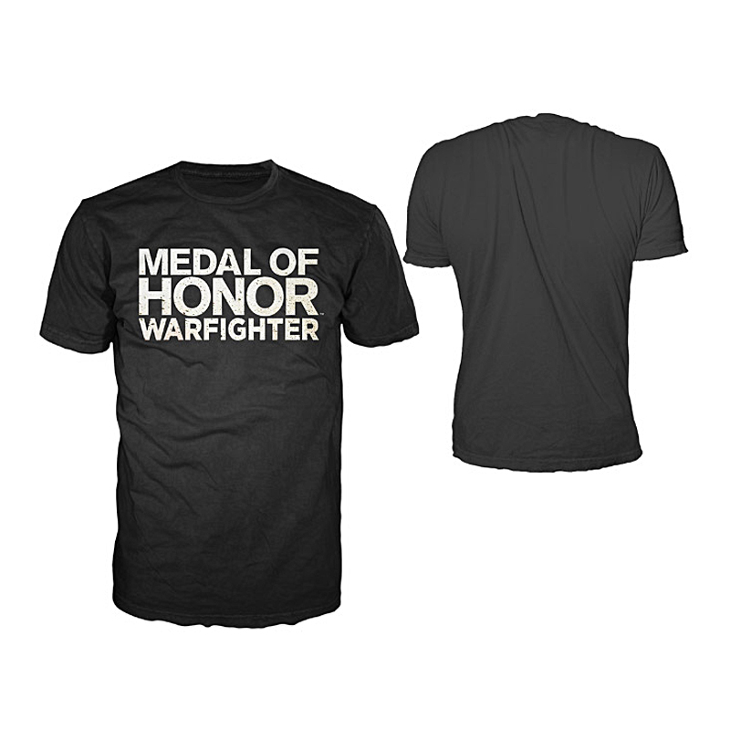 Medal of Honor Warfighter originální triko Black text Logo